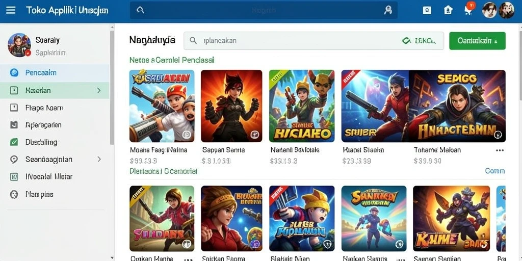 Tampilan utama yang menawan dan user-friendly.