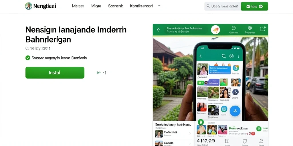 Tampilan antarmuka pengguna yang menarik dan intuitif.