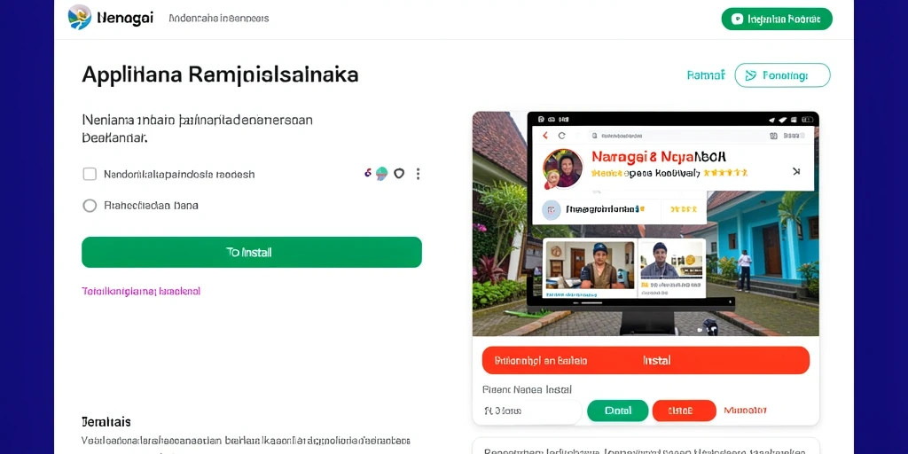 Tampilan antarmuka yang bersih dan rapi.