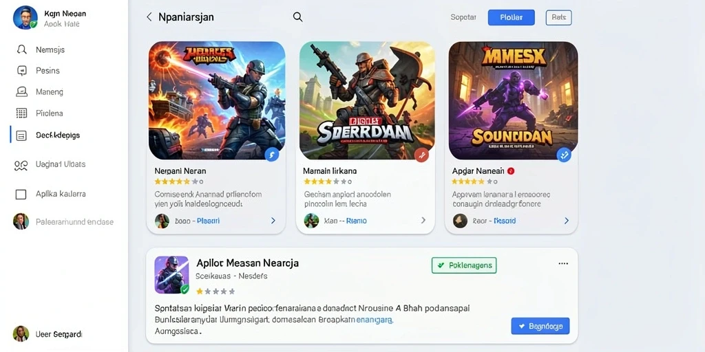 Tampilan antarmuka yang menawan dan user-friendly.