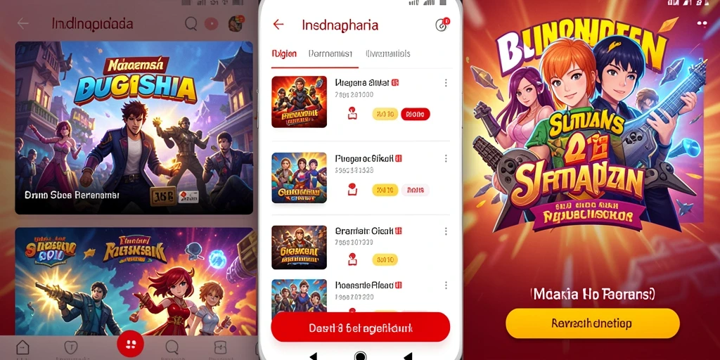 Tampilan awal aplikasi ROYALPLAY yang menarik.
