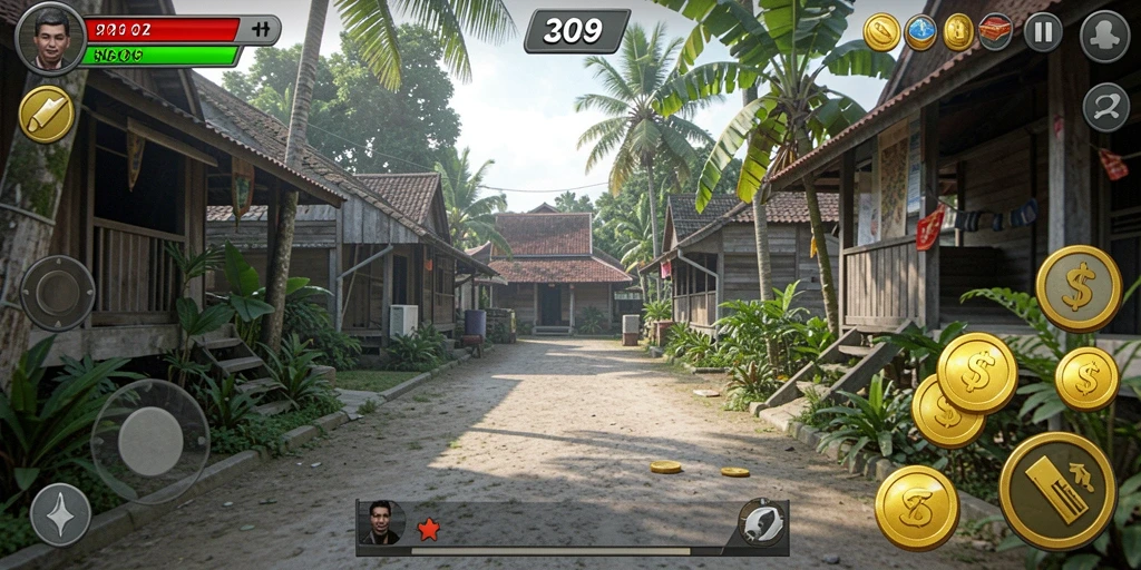 Tampilan awal game yang menawan dan menarik.