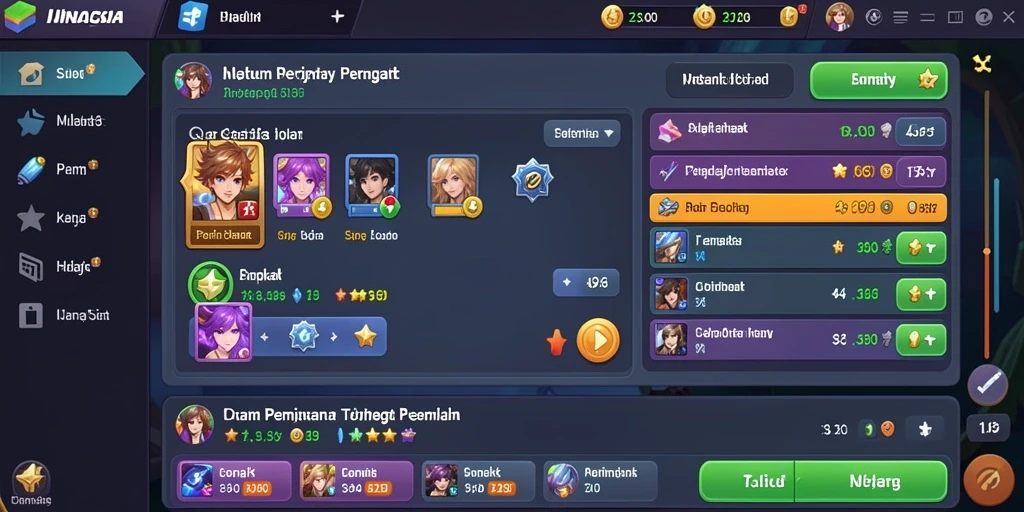Tampilan permainan slot yang menarik dan colorful.