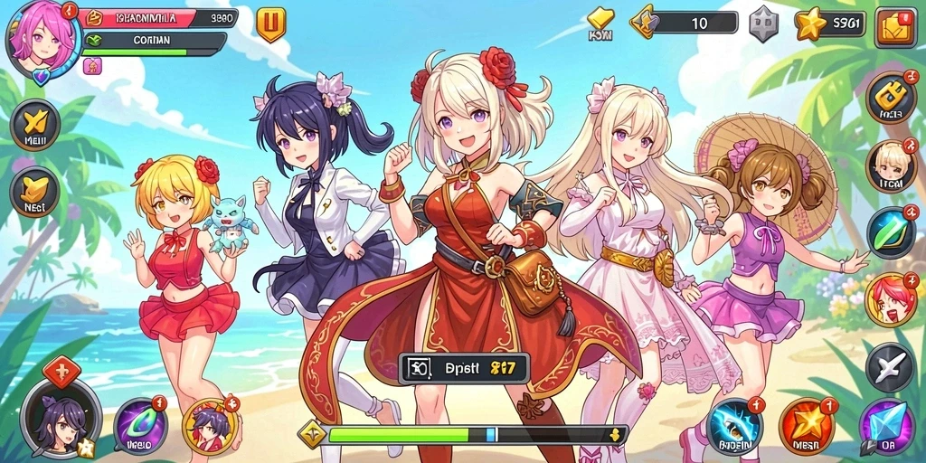 Screenshot menunjukkan aksi seru dalam game.